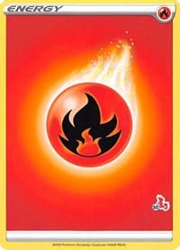 Fire Energy (#32 Cinderace Stamped) - Battle Academy 2022 - Pokemon card