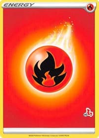 Fire Energy (#35 Cinderace Stamped) - Battle Academy 2022 - Pokemon card