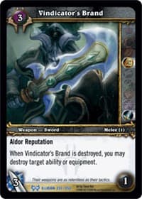 Vindicator's Brand - The Hunt for Illidan - WoW card