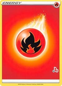 Fire Energy (#38 Cinderace Stamped) - Battle Academy 2022 - Pokemon card