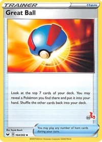Great Ball - 164/202 (#33 Cinderace Stamped) - Battle Academy 2022 - Pokemon card
