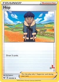 Hop - 165/202 (#41 Cinderace Stamped) - Battle Academy 2022 - Pokemon card