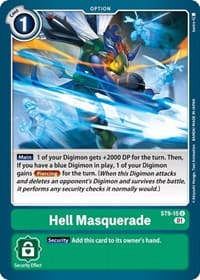 Hell Masquerade - Starter Deck 09: Ultimate Ancient Dragon - Digimon Card Game card