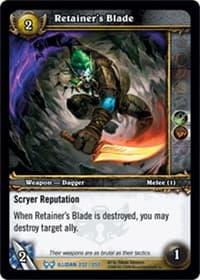 Retainer's Blade - The Hunt for Illidan - WoW card