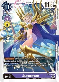 Junomon - Starter Deck 10: Parallel World Tactician - Digimon Card Game card