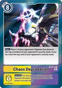 Chaos Degradation - Starter Deck 10: Parallel World Tactician - Digimon Card Game card