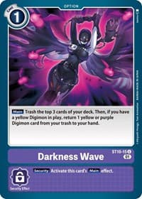 Darkness Wave - Starter Deck 10: Parallel World Tactician - Digimon Card Game card