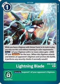 Lightning Blade - New Awakening - Digimon Card Game card