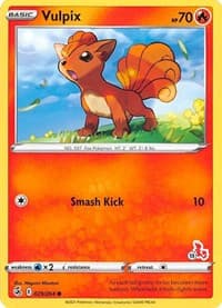 Vulpix - 029/264 (#13 Cinderace Stamped) - Battle Academy 2022 - Pokemon card