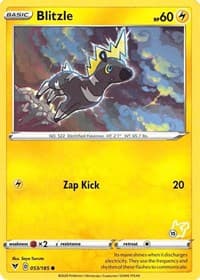 Blitzle - 053/185 (#15 Pikachu Stamped) - Battle Academy 2022 - Pokemon card