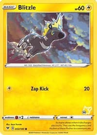 Blitzle - 053/185 (#30 Pikachu Stamped) - Battle Academy 2022 - Pokemon card