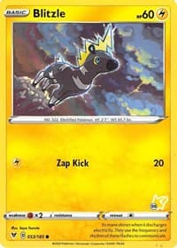 Blitzle - 053/185 (#55 Pikachu Stamped) - Battle Academy 2022 - Pokemon card