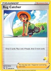 Bug Catcher - 226/264 (#46 Pikachu Stamped) - Battle Academy 2022 - Pokemon card