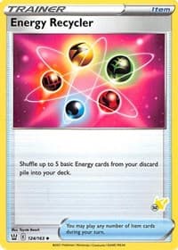 Energy Recycler - 124/163 (#32 Pikachu Stamped) - Battle Academy 2022 - Pokemon card