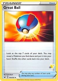 Great Ball - 164/202 (#29 Pikachu Stamped) - Battle Academy 2022 - Pokemon card