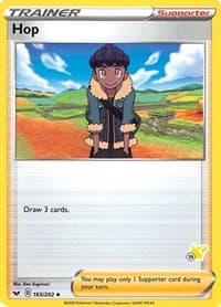 Hop - 165/202 (#13 Pikachu Stamped) - Battle Academy 2022 - Pokemon card