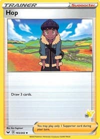 Hop - 165/202 (#42 Pikachu Stamped) - Battle Academy 2022 - Pokemon card