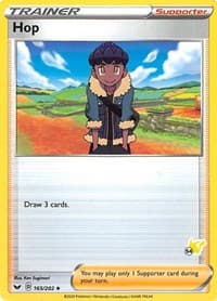 Hop - 165/202 (#54 Pikachu Stamped) - Battle Academy 2022 - Pokemon card