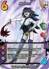 Midnight (Provisional Showdown 1) - UniVersus: My Hero Academia Promo Cards - UniVersus card
