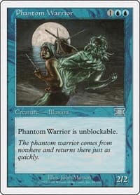 Phantom Warrior - Classic Sixth Edition - Magic: The Gathering card