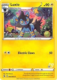 Luxio - 092/264 (#14 Pikachu Stamped) - Battle Academy 2022 - Pokemon card