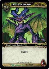 Imp Lord Pinprik - The Hunt for Illidan - WoW card