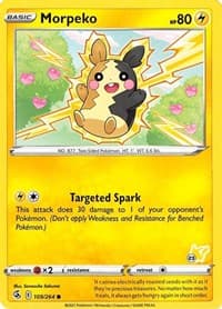 Morpeko - 109/264 (#23 Pikachu Stamped) - Battle Academy 2022 - Pokemon card
