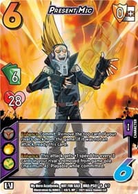 Present Mic (Provisional Showdown 1) - UniVersus: My Hero Academia Promo Cards - UniVersus card