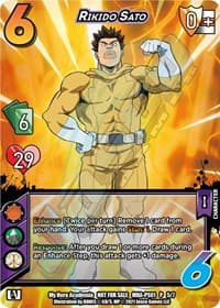 Rikido Sato (Provisional Showdown 1) - UniVersus: My Hero Academia Promo Cards - UniVersus card
