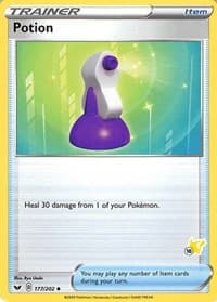 Potion - 177/202 (#18 Pikachu Stamped) - Battle Academy 2022 - Pokemon card