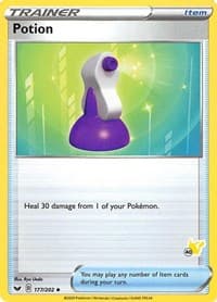 Potion - 177/202 (#40 Pikachu Stamped) - Battle Academy 2022 - Pokemon card