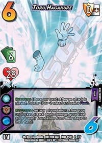 Toru Hagakure (Provisional Showdown 1) - UniVersus: My Hero Academia Promo Cards - UniVersus card
