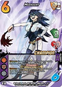 Midnight (Provisional Showdown 1 Champion) - UniVersus: My Hero Academia Promo Cards - UniVersus card