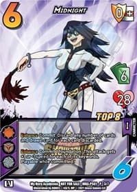 Midnight (Provisional Showdown 1 Top 8) - UniVersus: My Hero Academia Promo Cards - UniVersus card