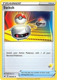 Switch - 183/202 (#52 Pikachu Stamped) - Battle Academy 2022 - Pokemon card
