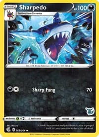 Sharpedo - 163/264 (Eevee Stamped) - Battle Academy 2022 - Pokemon card