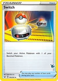 Switch - 183/202 (Eevee Stamped) - Battle Academy 2022 - Pokemon card