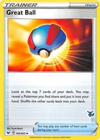 Great Ball - 164/202 (Eevee Stamped) - Battle Academy 2022 - Pokemon card