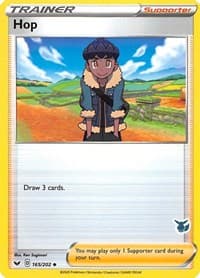 Hop - 165/202 (Eevee Stamped) - Battle Academy 2022 - Pokemon card