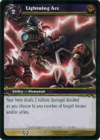 Lightning Arc - The Hunt for Illidan - WoW card