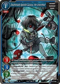 Deathshade Apostle Lazarus, the Unbirthed - Become the Hero! - Gate Ruler card