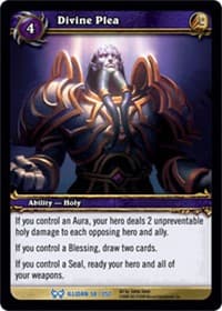 Divine Plea - The Hunt for Illidan - WoW card