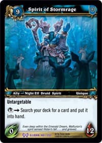 Spirit of Stormrage - The Hunt for Illidan - WoW card