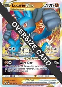 Lucario VSTAR - SWSH214 - Jumbo Cards - Pokemon card
