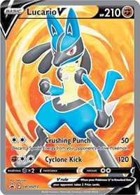 Lucario V - SWSH213 - SWSH: Sword & Shield Promo Cards - Pokemon card