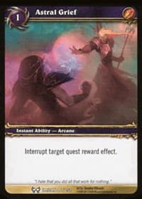 Astral Grief - The Hunt for Illidan - WoW card