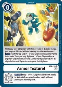 Armor Texture! - New Awakening - Digimon Card Game card