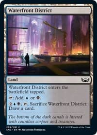 Waterfront District - Streets of New Capenna - Magic: The Gathering card