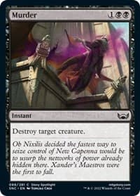 Murder - Streets of New Capenna - Magic: The Gathering card