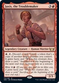 Jaxis, the Troublemaker - Streets of New Capenna - Magic: The Gathering card